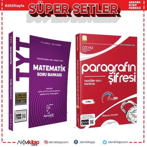 Karekök TYT Matematik ve Parağrafın Şifresi Modüler Soru Bankası 2 Kitap Set
