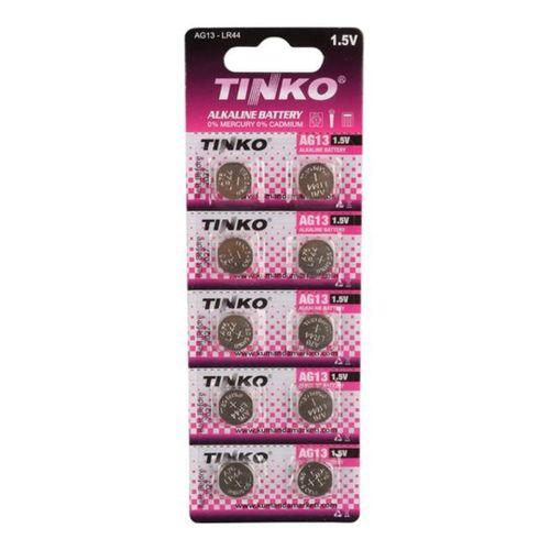 Tinko C-1106A AG13 LR44 A76 1.5 Volt Alkalin Düğme Pil (10'lu Paket)