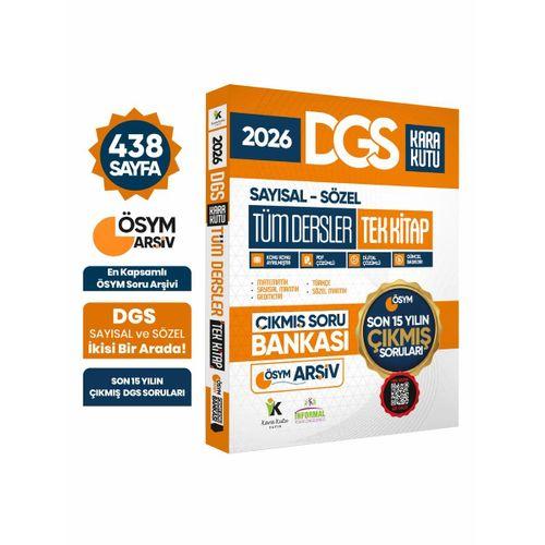 2026 FULL DGS Tüm Dersler Tek Kitap ÖSYM Çıkmış Soru Bankası Son 15 Yıl Sadece DGS PDF/Video Çözümlü