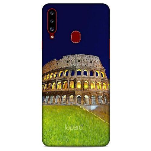 Samsung Galaxy A20s Kılıf Dünya Mimarisi (24) Darbe Emici Kılıf Kolezyum Roma