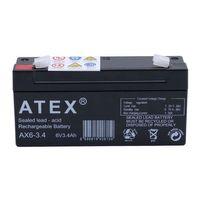 Atex Ax6-3 4 6v 3 4ah Yatay Akü