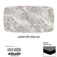 Allzalit LamiArt Masa Tablası 90X180 - DCLAMART-1091 - (GreyIce)