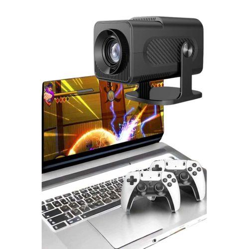 Çift Kollu Game Box Projeksiyon Cihazı Kumandalı Android Tv Dahili Hoparlör