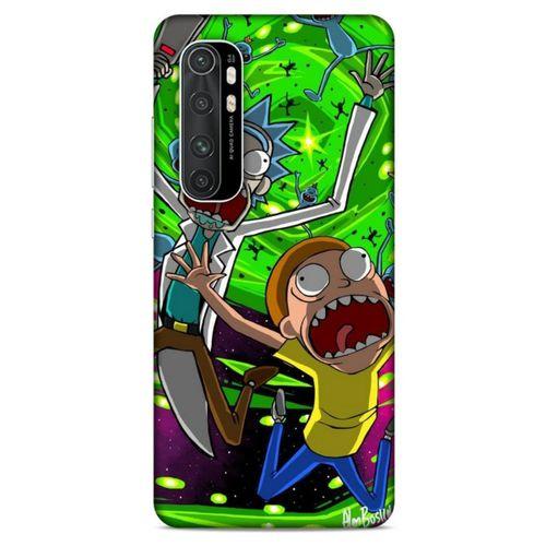 Xiaomi Mi Note 10 Lite Uyumlu Kılıf Rick And Morty (22) Tam Koruma Kılıfı Nancy