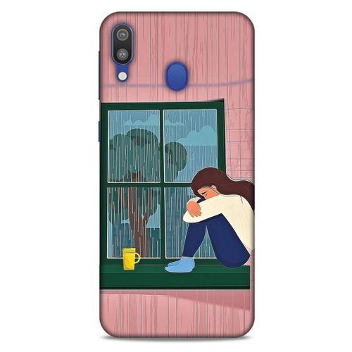 Samsung Galaxy M20 Kılıf Depresyon (18) Telefon Kılıfları Pembe Yeşil