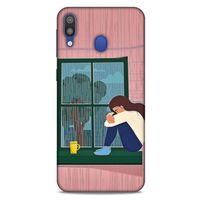 Samsung Galaxy M20 Kılıf Depresyon (18) Telefon Kılıfları Pembe Yeşil