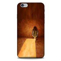 Apple Iphone 6 Plus Kılıf Depresyon (47) Crystal Flex Kılıf Siyah Kırmızı