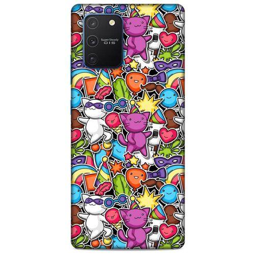 Samsung Galaxy S10 Lite Kılıf Japonya (16) Kalın Kılıf Japon Pokemon