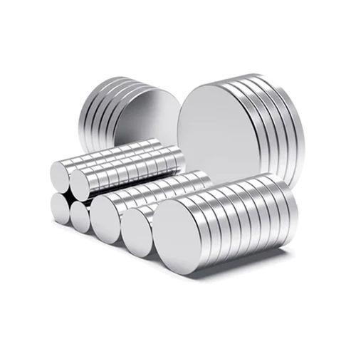 50 Adet 10x2mm Yuvarlak Neodyum Mıknatıs Güçlü Magnet Nikel Kaplamalı