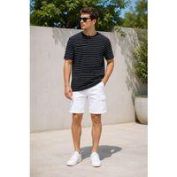 ALEXANDERGARDİ BİSİKLET YAKA ÇİZGİLİ T-SHIRT(ERK-5987)