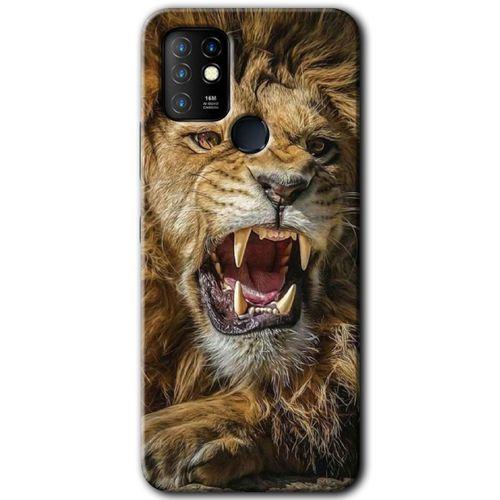 İnfinix Hot 10 Kılıf HD Desen Baskılı Arka Kapak - Lion King