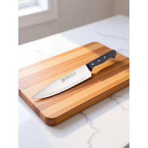 Sürbisa 61090 Oluklu Sürmene Şef Bıçağı Pimli Sap 22 Cm