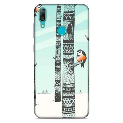 Huawei Y7 Prime 2019 Kılıf Snowix (20) Koruyucu Kılıf Yeşil Siyah
