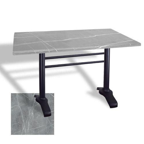 Dockers Çipa 3010 Döküm Ayak Masa 80x120 cm - (Werzalit, Wermodin ve Allzalit Tabla) - Light Temperado