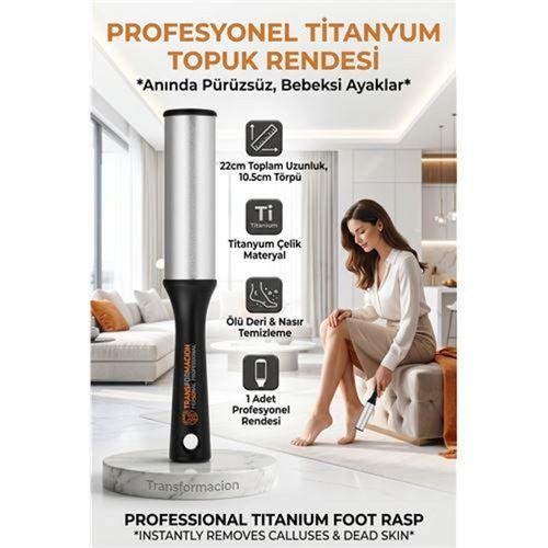 Profesyonel Topuk Törpüsü, 360 DERECE Titanyum Topuk Rendesi, Ayak Törpüsü 723166