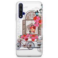 Huawei Nova 5t Kılıf Bisiklet Arka Kapak Koruma Desenli Full Koruyucu