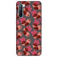 Frutix Kestane 02 Oppo Reno 3 Kılıf Desenli Silikon
