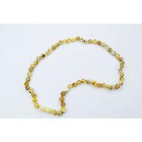 Fosilli  Doğal Kesim Damla Kehribar Yetişkin Kolye