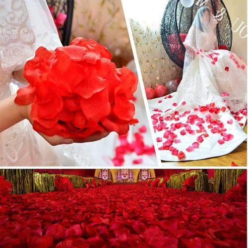 Kırmızı Renk Gül Yaprağı Şekilli Konfeti – 5 Paket 500 Adet