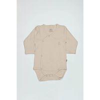 Bistyle Organik Natural Basic Style Kruvaze Uzun Kol Body Bs17102 Bej