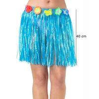 Mavi Püsküllü Hawaii Hula Dans Eteği Yetişkin Ve Çocuklar İçin Eğlence