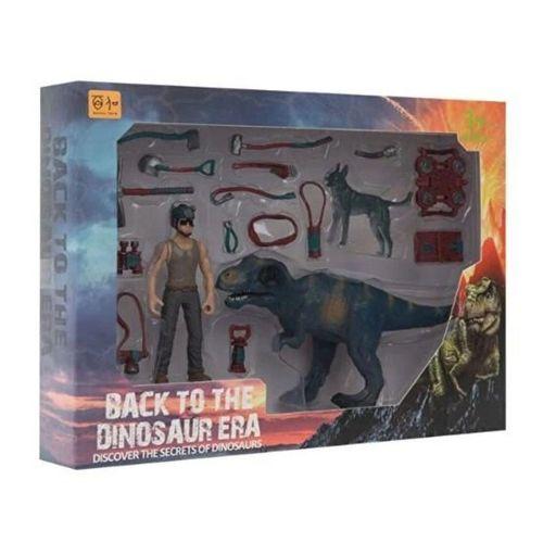 KADIN FİGÜRLÜ DİNOZOR SET-MEGA