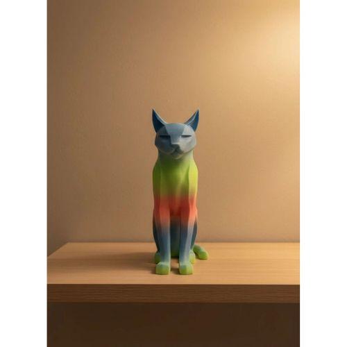 Açık Rainbow Kedi Biblo Modern Salon Ve Raf Dekoru