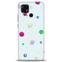 Xiaomi Redmi 10C Kılıf HD Baskılı Kılıf - Gezegenler Çizim + Tam Ekran Koruyucu