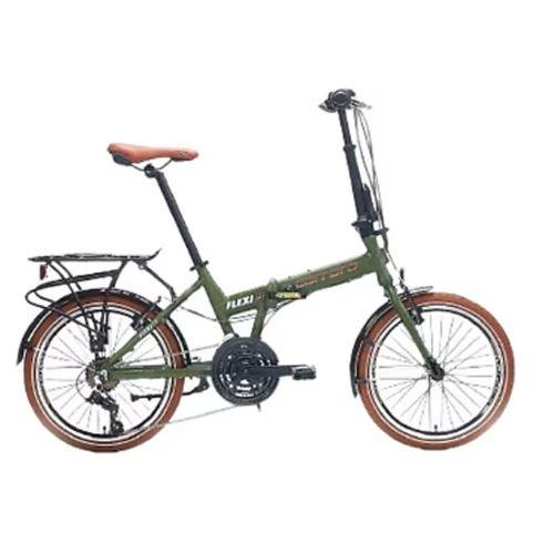 Carraro Flexi 121 Katlanır Bisiklet Haki-Bakır