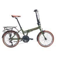 Carraro Flexi 121 Katlanır Bisiklet Haki-Bakır