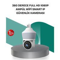 Kablosuz 360° Döner Başlıklı Full Hd Güvenlik Kamerası