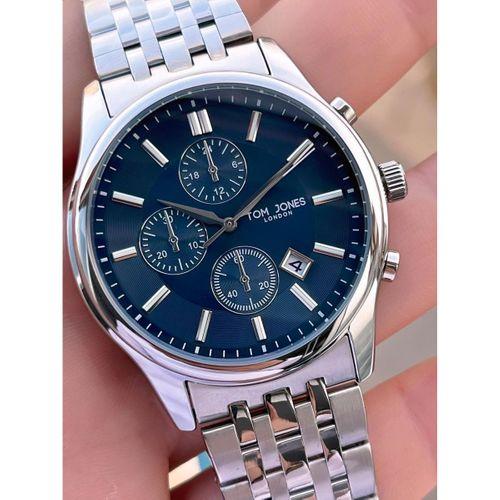 Tom Jones Bileklik Hediyeli Çelik Kordon 3 Atm Suya Dayanıklı 2 Yıl Garantili Erkek Kol Saati 10080.3