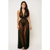 Kadın Uzun Transparan Tül Gecelik