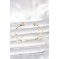 Pirinç Gold Renk Yılan Model Bileklik