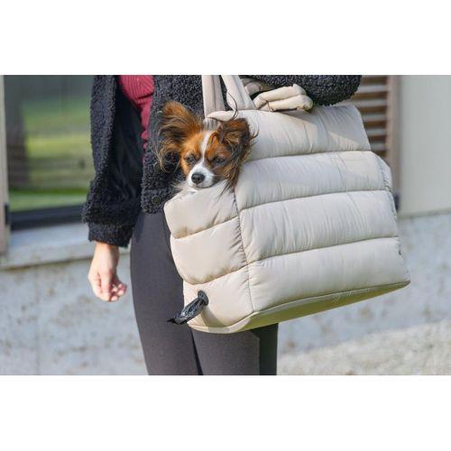 Beeztees DBL Köpek Taşıma Çantası, Yıkanabilir, 6,5Kg'ye kadar, Bej, 42x20x35cm
