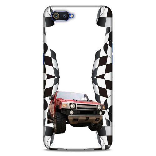 Lopard Oppo Realme C2 Uyumlu Kılıf PickUpX (24) Darbe Emici Kılıf Kırmızı Hummel