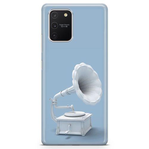 Samsung Galaxy S10 Lite Kılıf Gramofon Arka Kapak Koruma Desenli Full Koruyucu