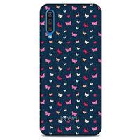 Samsung Galaxy A50 Kılıf Kelebek Etkisi (42) Rugged Armor Kılıf Mor Pembe