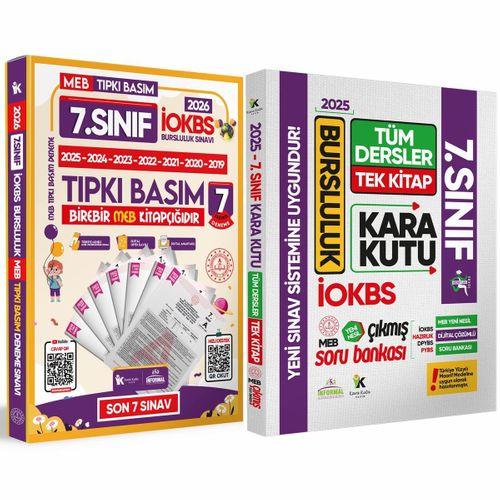 2026 7 Sınıf İOKBS PAKET 7li Tıpkı Basım/Tüm Dersler Tek Kitap Çözümlü Çıkmış Soru Bankası 2li Set