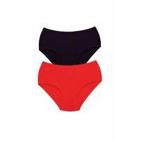 2 Adet Tutku Kadın Yüksek Bel Bato Kalın Lastik Külot S1