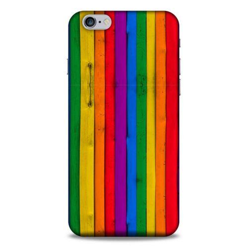 Lopard Apple Iphone 6 Plus Uyumlu Kılıf Wood'X (24) Darbe Emici Kılıf Desenli