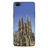 Oppo A79 Kılıf Dünya Mimarisi (36) Glitter Kılıf La Sagrada Familia