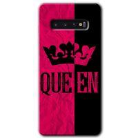 Potkal Hediye Fabrikası Samsung Galaxy S10 Kılıf HD Desen Baskılı Arka Kapak - Queen