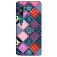 Xiaomi Mi Cc9 Pro Kılıf Patchwork (39) Liquid Crystal Kılıf Şeker Pembe Bordo