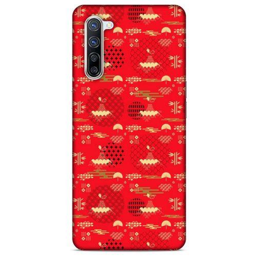 Oppo Reno 3 Pro 5g Kılıf Japonya (1) Kılıfı Sarı Kırmızı