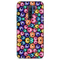 Nazarium (9) Desenli Silikon Kapak Xiaomi Redmi 9 Kılıf