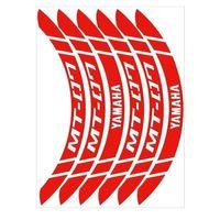 YAMAHA Yamaha Reflektör Kırmızı Geniş Mt-07 Uyumlu 1 Set Jant Şeridi