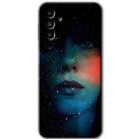 Potkal Hediye Fabrikası Samsung Galaxy M23 HD Baskılı Kılıf + 9D Tam Ekran Koruyucu - Karanlık Kadın