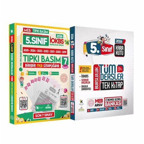 2026 5 Sınıf İOKBS PAKET 7li Tıpkı Basım/Tüm Dersler Tek Kitap Çözümlü Çıkmış Soru Bankası 2li Set