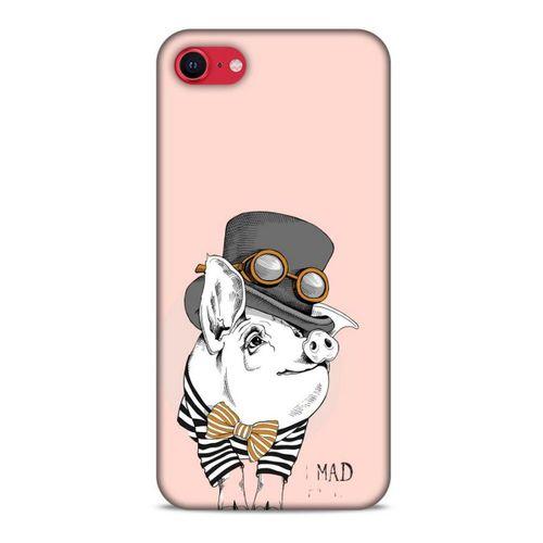 Animax Papyonlu Domuz Apple iPhone SE 2020 Kılıf Desenli Silikon